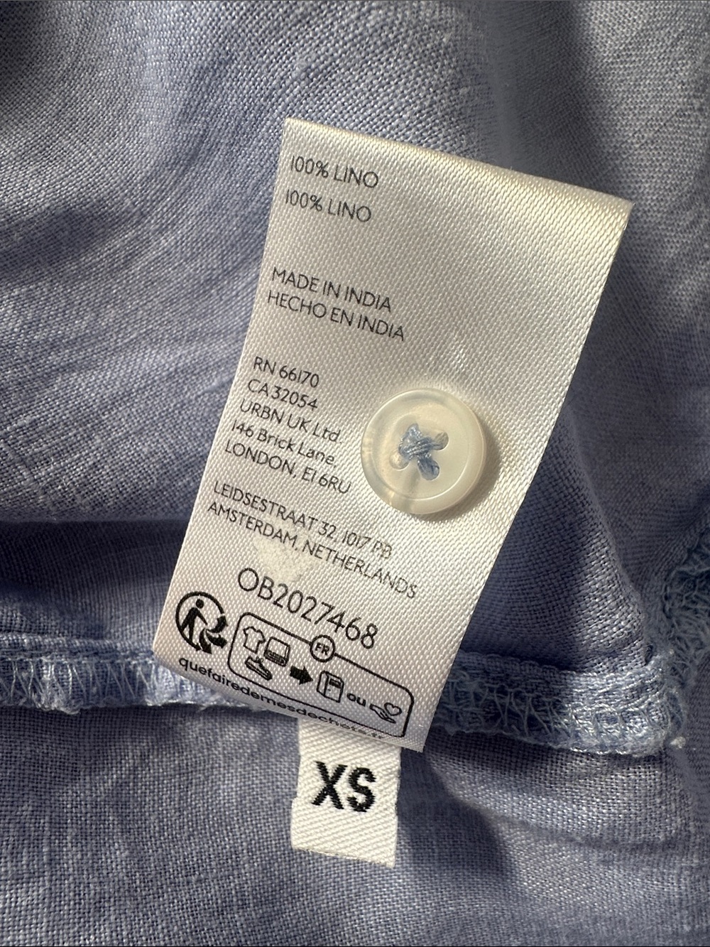Relaxed button down linen tunic - Picture 5 of 6